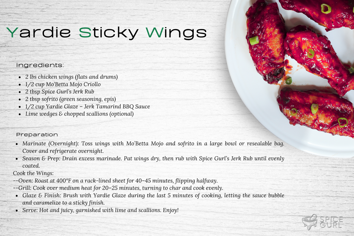 Yardie Sticky Wings