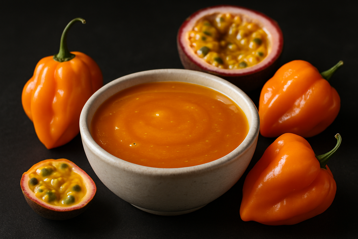 in a dipping sauce little bowl